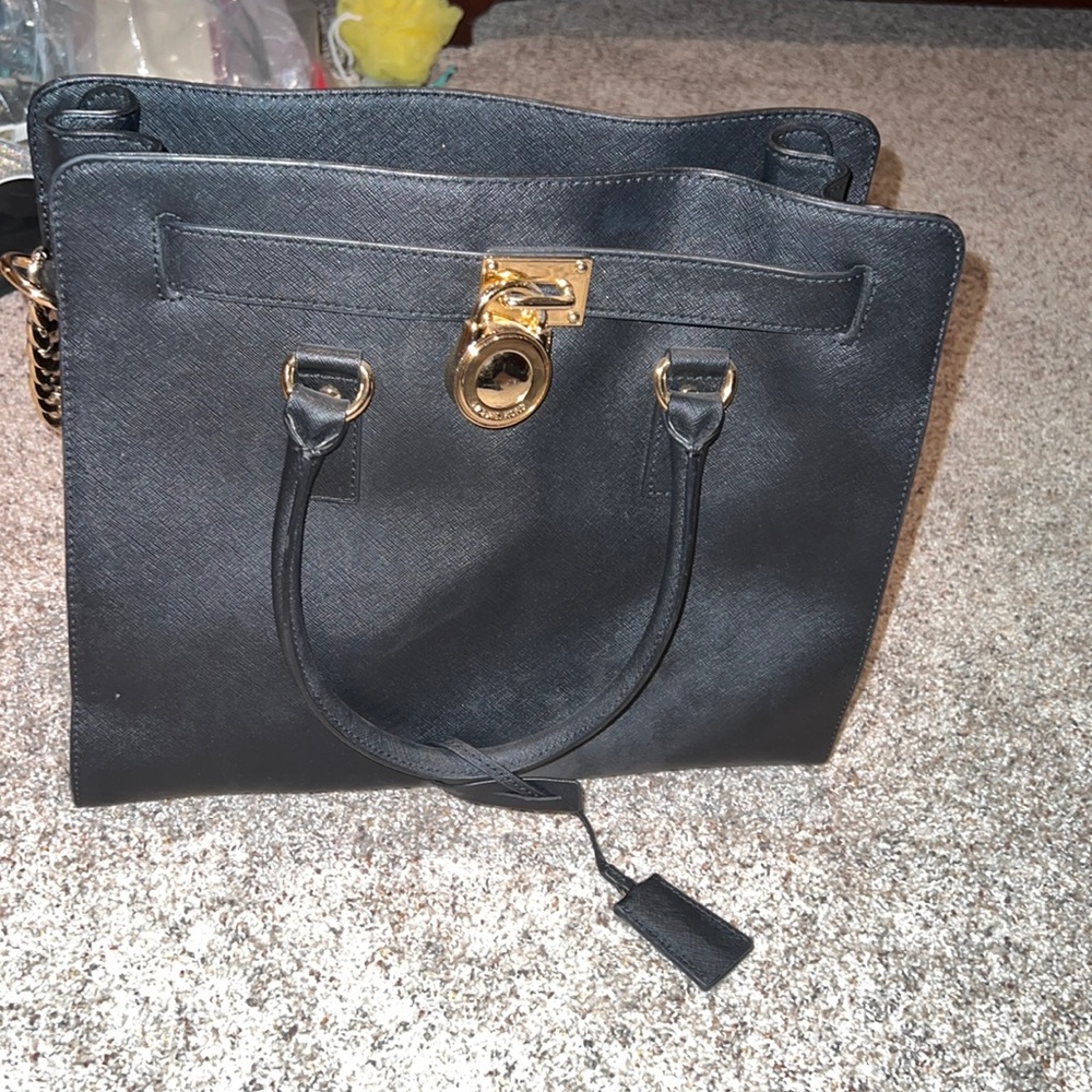 Black Michael Kors Tote Bag
